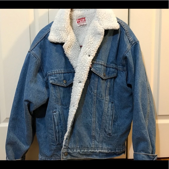 levis denim jacket with sherpa lining